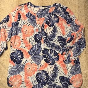 Floral Print Women's Blouse